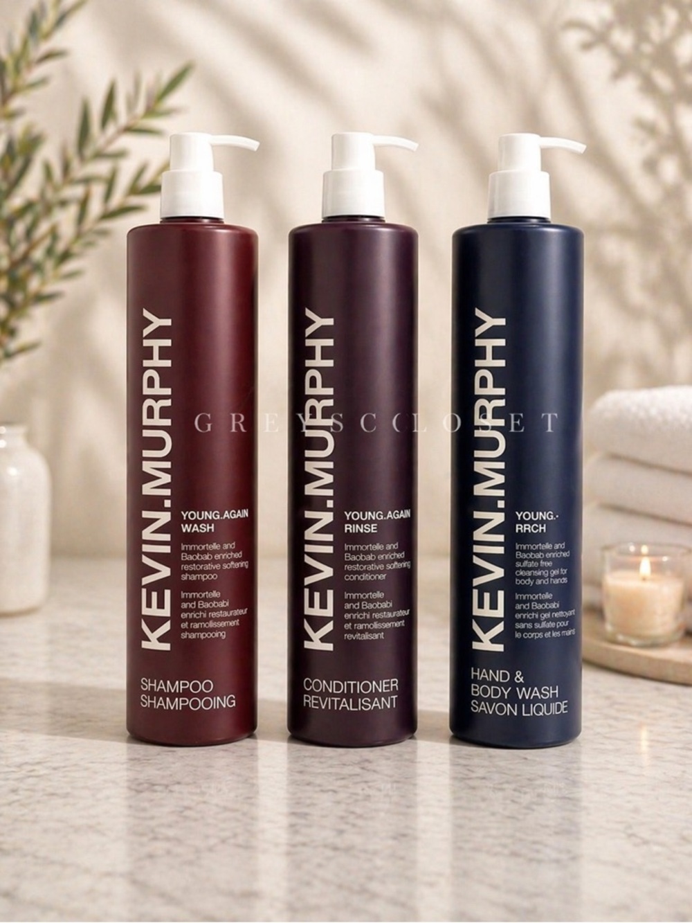 LAST SET❗️ KEVIN.MURPHY Shampoo, Conditioner, Body Wash + LOTION + 6 Soap Bars
